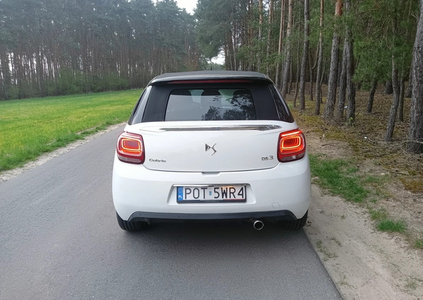 Citroen DS3 cena 30900 przebieg: 106000, rok produkcji 2016 z Krośniewice małe 172